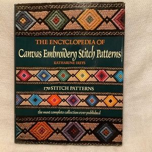 VTG Book The Encyclopedia of Canvas Embroidery Stitch Patterns Hardcover